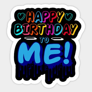 Happy Birthday to Me Birthday Party Gift Sticker